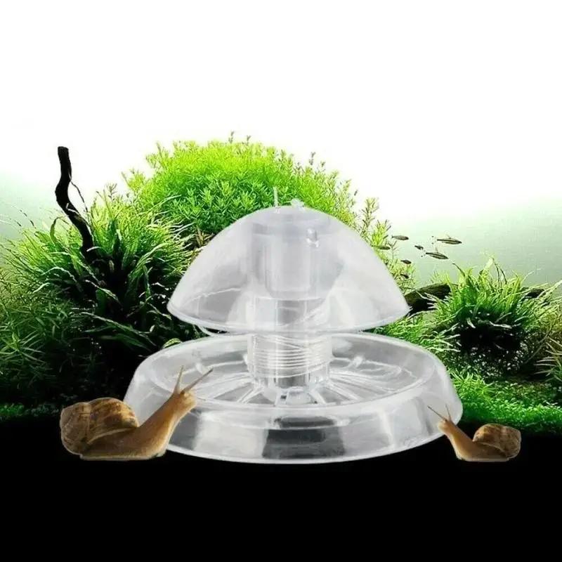 Fish Aquarium Home - 2026 Nieuwe 6/8CM Transparante Plastic Slakkenval