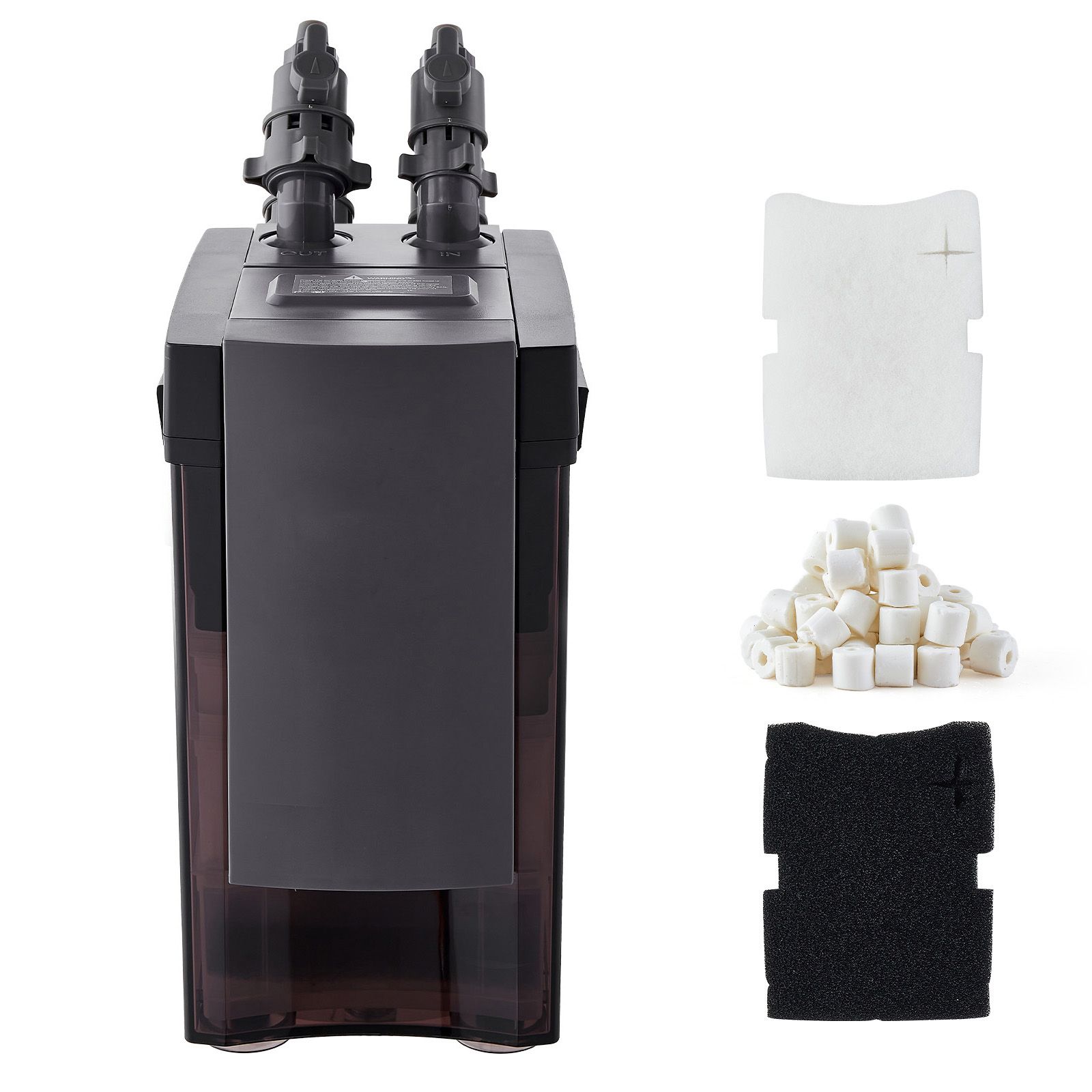 Aquarium Pump - 396GPH Canisterfilter, 4-traps extern aquariumfilter met