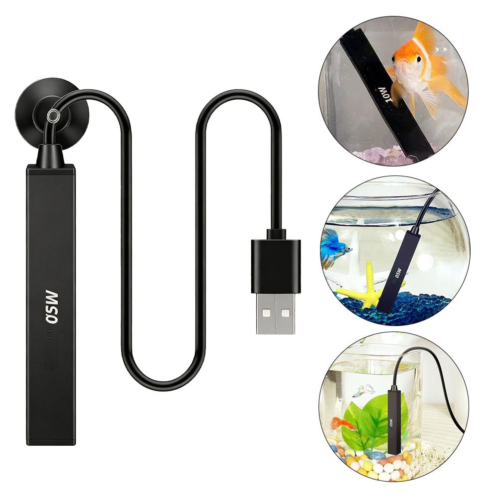 Fish Tank Heater - Mini USB Aquariumverwarmer 5V Automatische constante