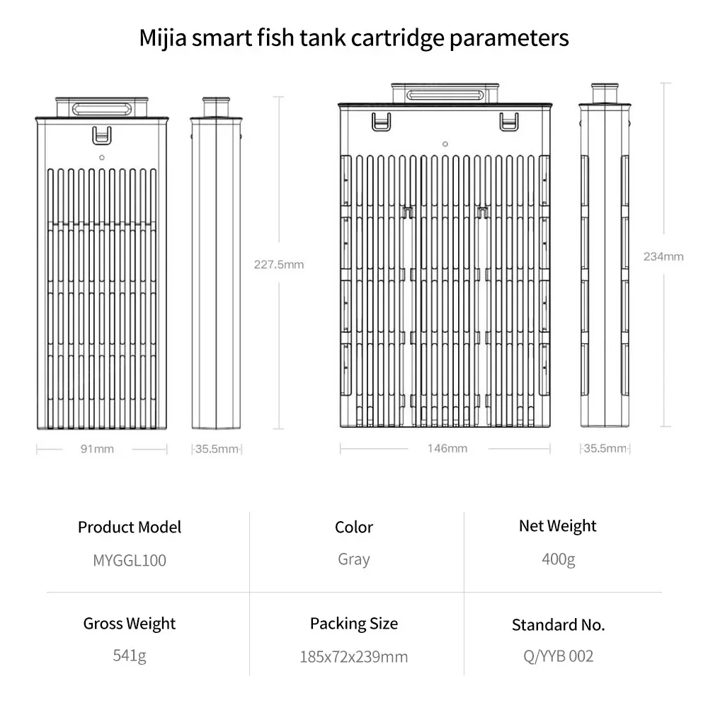 Mijia Aquariumfilterpatroonset - Xiaomi Aquarium Fish Tank recensie en prijs