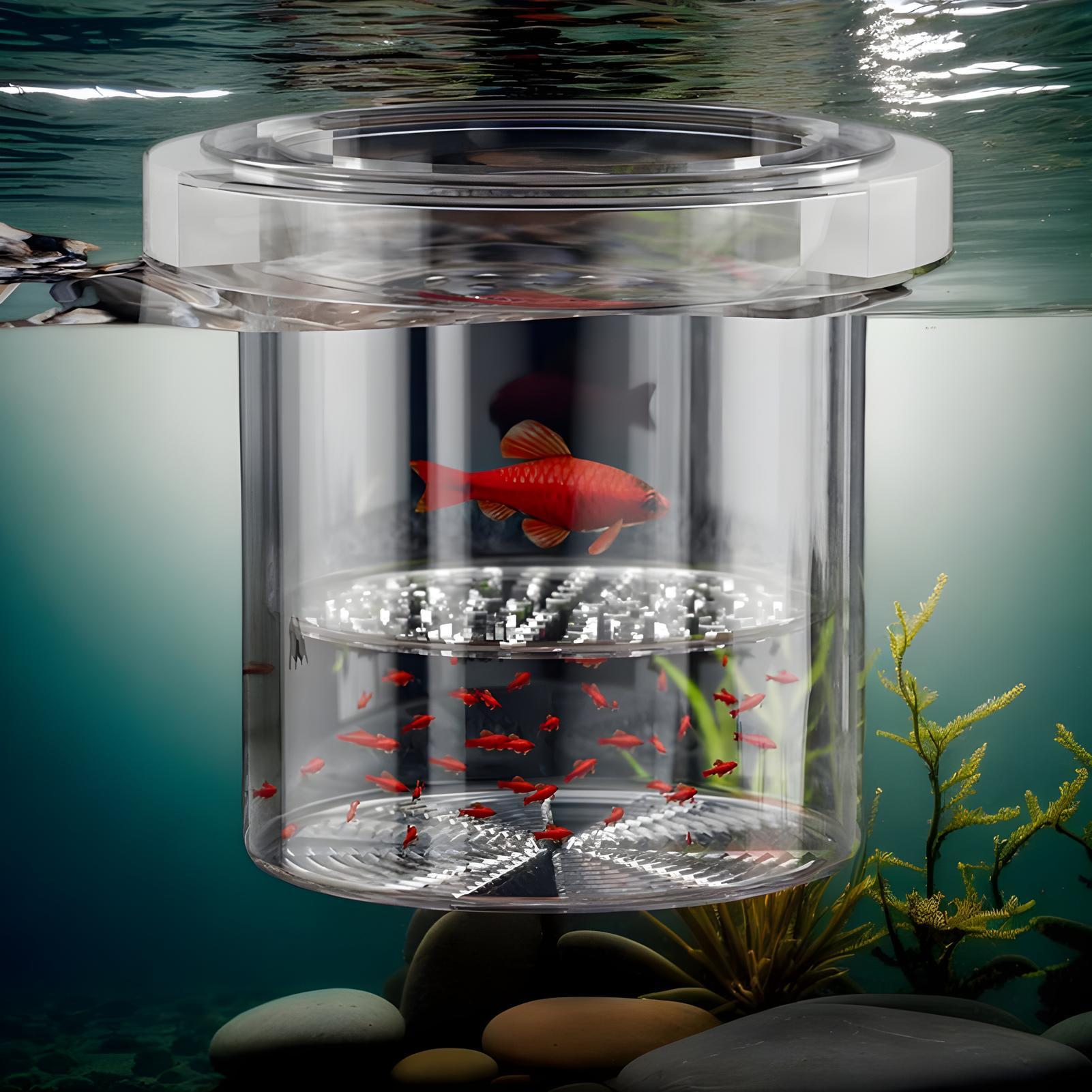 Drijvende viskweek isolatiebox - Aquarium Fish Betta recensie en prijs