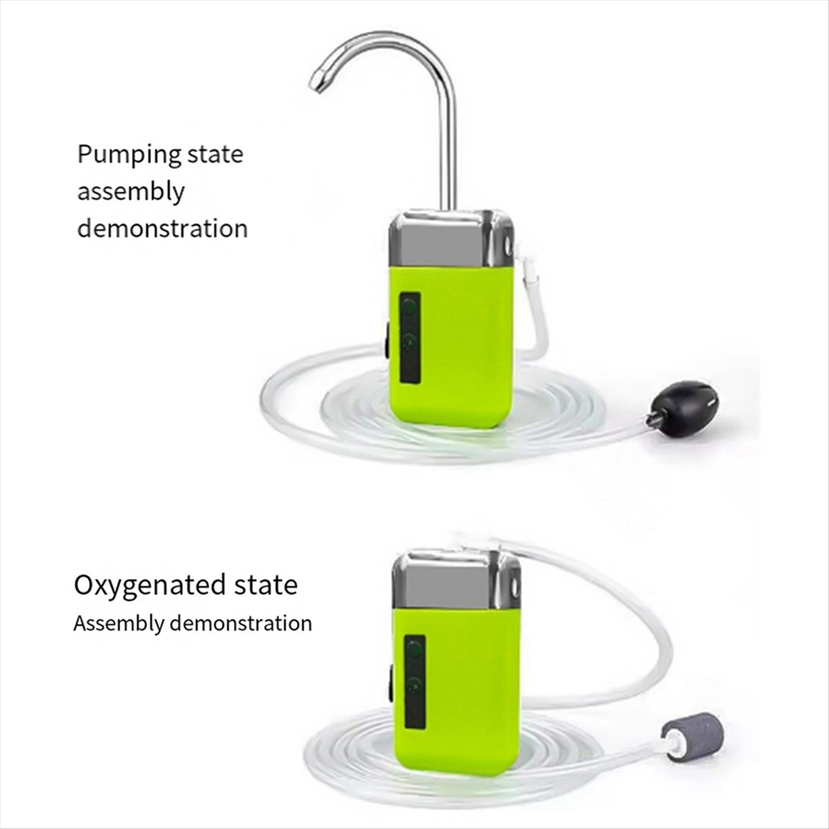 Visserijtap en zuurstofpomp Ge - Aquarium Pump recensie en prijs