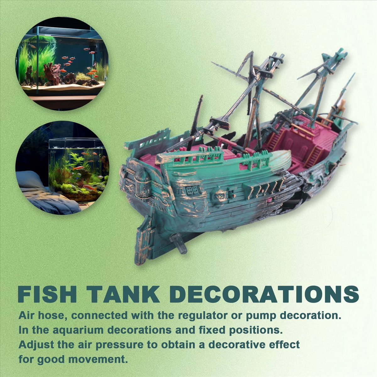 【ABFS】Groot Aquarium Schipwrec - Aquarium Decor recensie en prijs