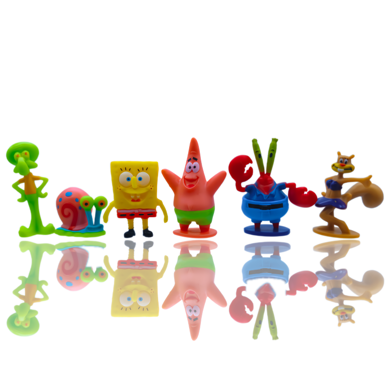 6 stks SpongeBob Aquarium Deco - Fish Aquarium Home recensie en prijs