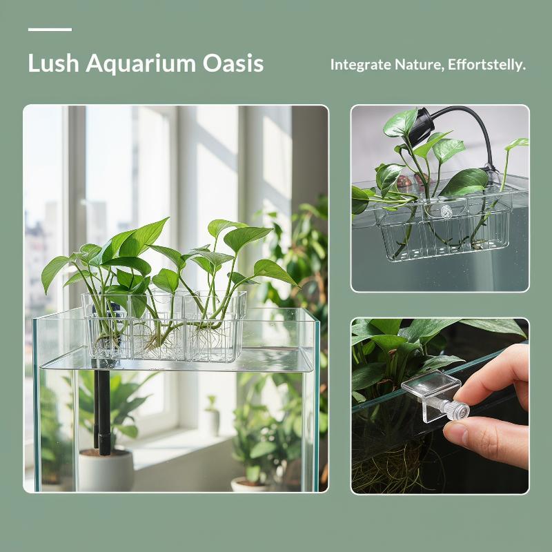Hydroponische plantenmand, voe - Aquarium Decor recensie en prijs