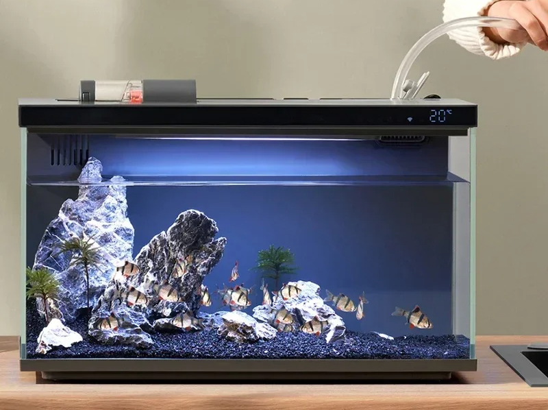 Met de Mijia APP mobiel bestuu - Xiaomi Aquarium Fish Tank recensie en prijs