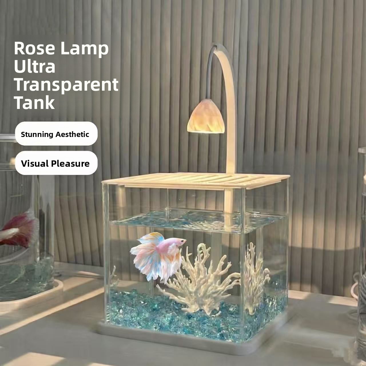 Acryl aquarium ijskristal land - Betta Fish Tank recensie en prijs