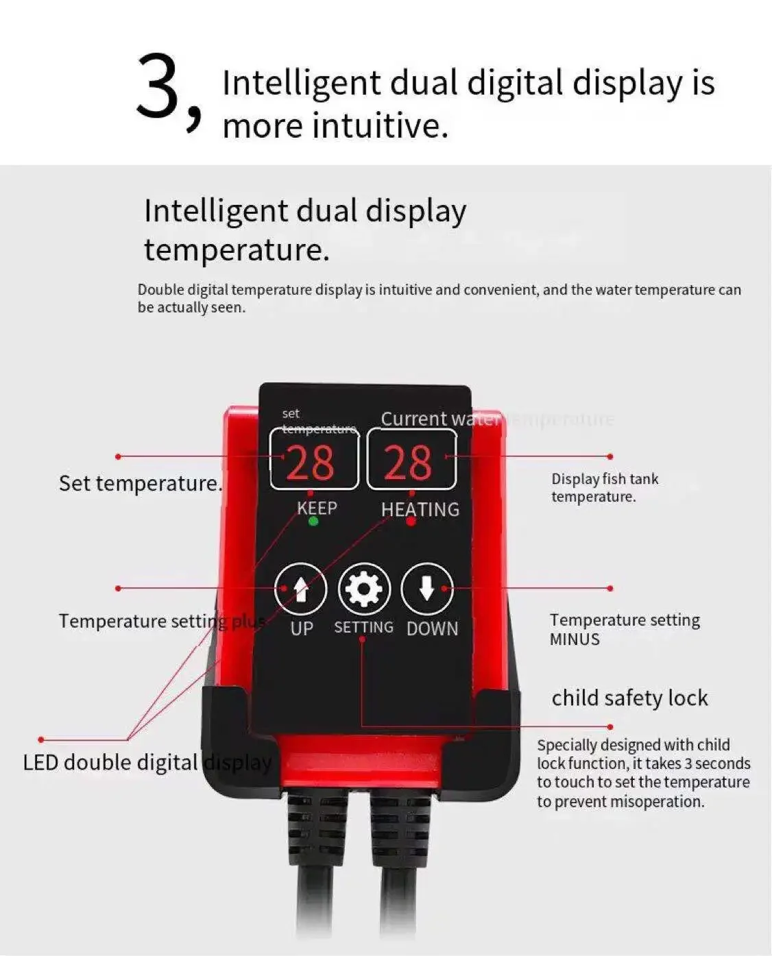 1000W Aquarium Dompelpompen Ve - Fish Tank Heater recensie en prijs