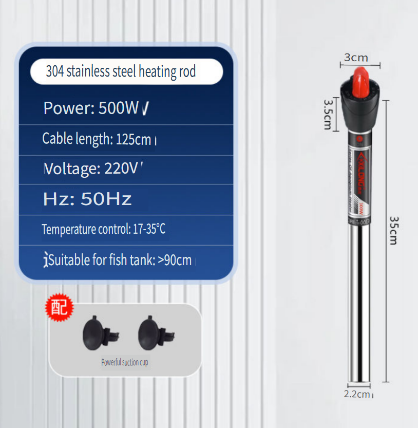 Xilong Rvs Aquarium Heater Dom - Fish Tank Heater recensie en prijs