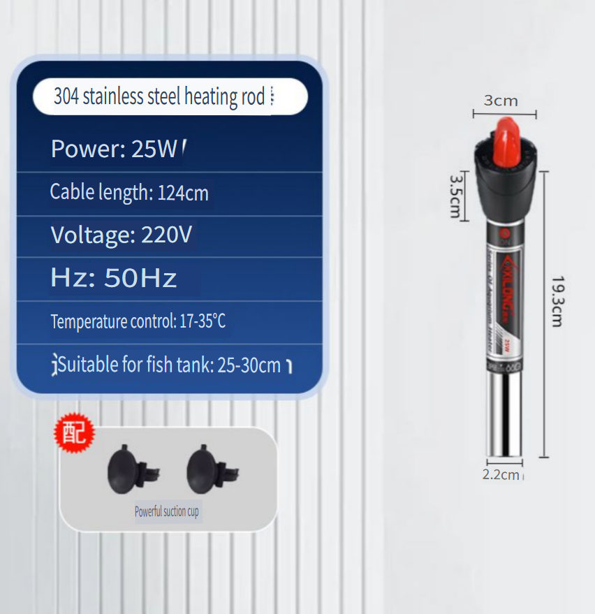 Xilong Rvs Aquarium Heater Dom - Fish Tank Heater recensie en prijs