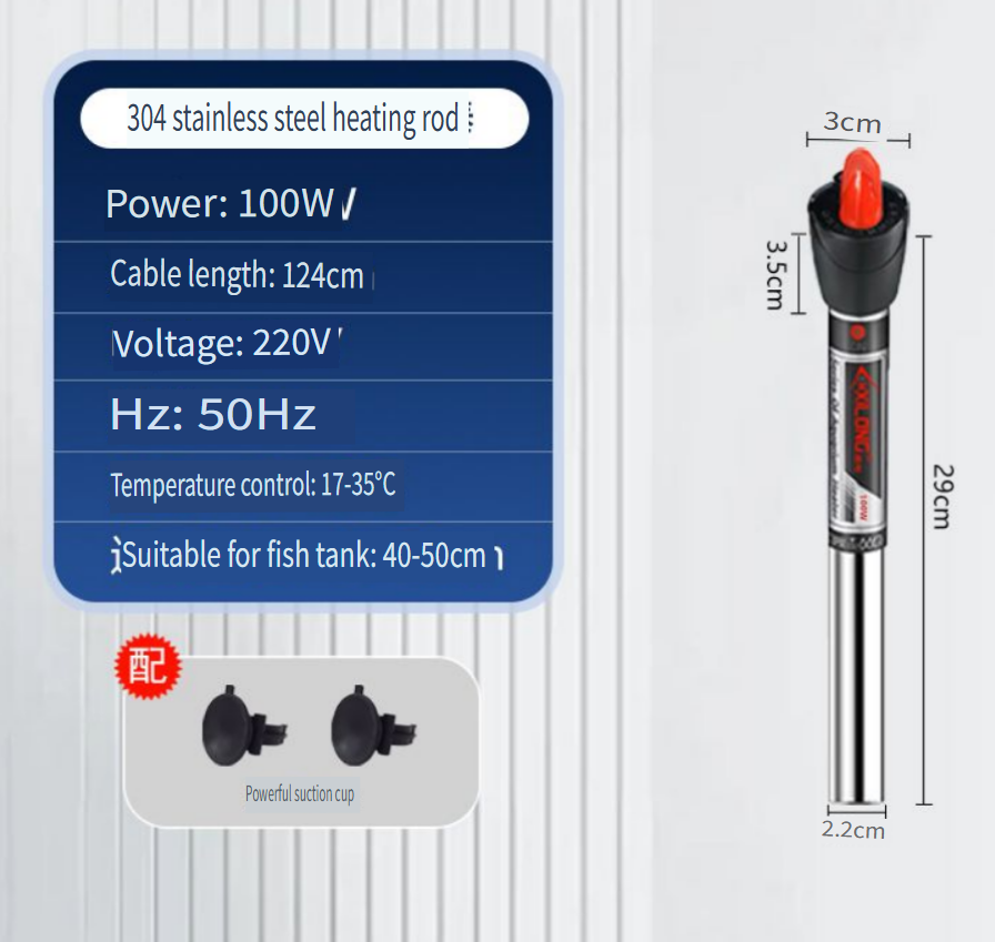 Xilong Rvs Aquarium Heater Dom - Fish Tank Heater recensie en prijs