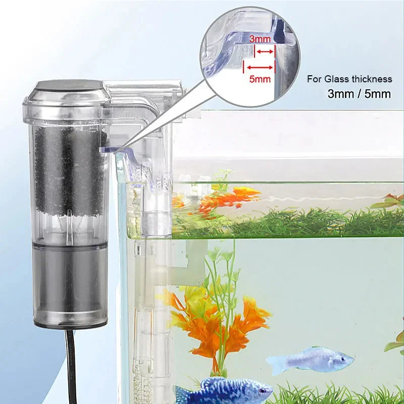 Nieuw hangend filter voor aqua - Aquarium Pump recensie en prijs