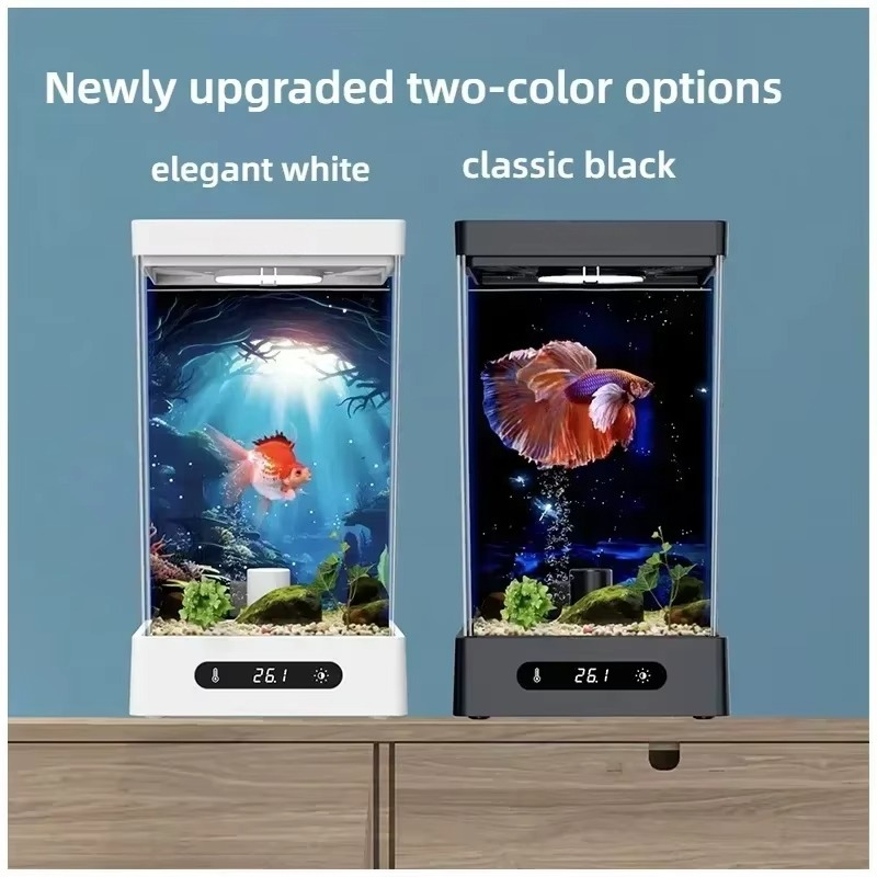 Slimme Betta Visbak Mini Burea - Xiaomi Aquarium Fish Tank recensie en prijs