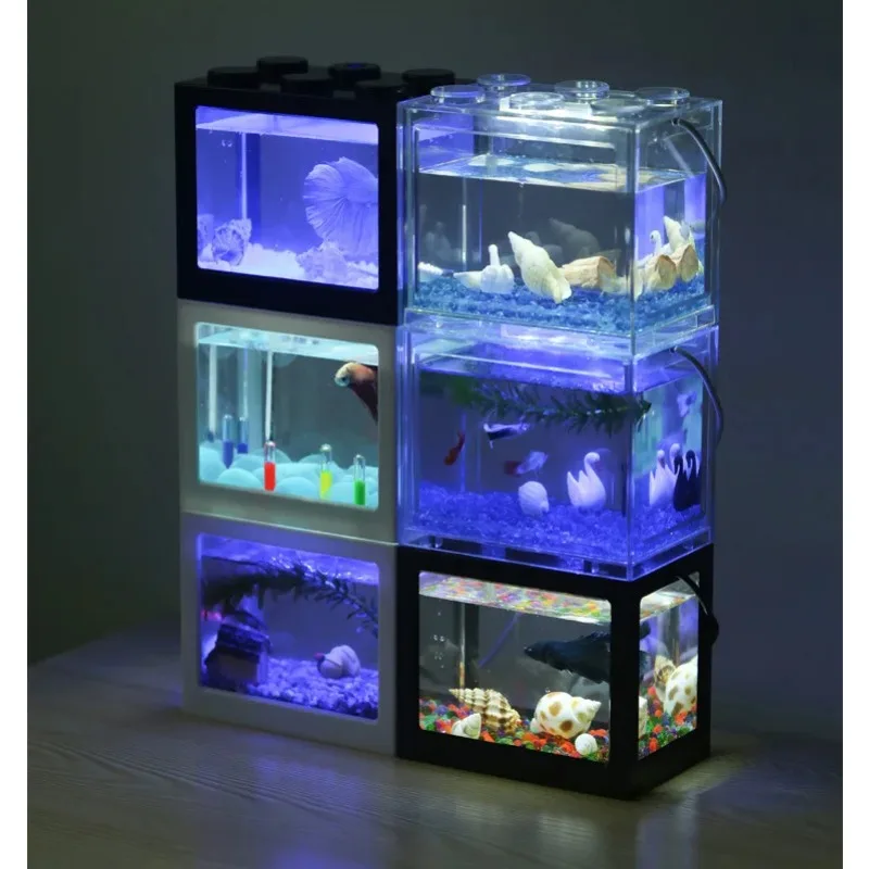 1l usb led desktop mini aquari - Betta Fish Tank recensie en prijs