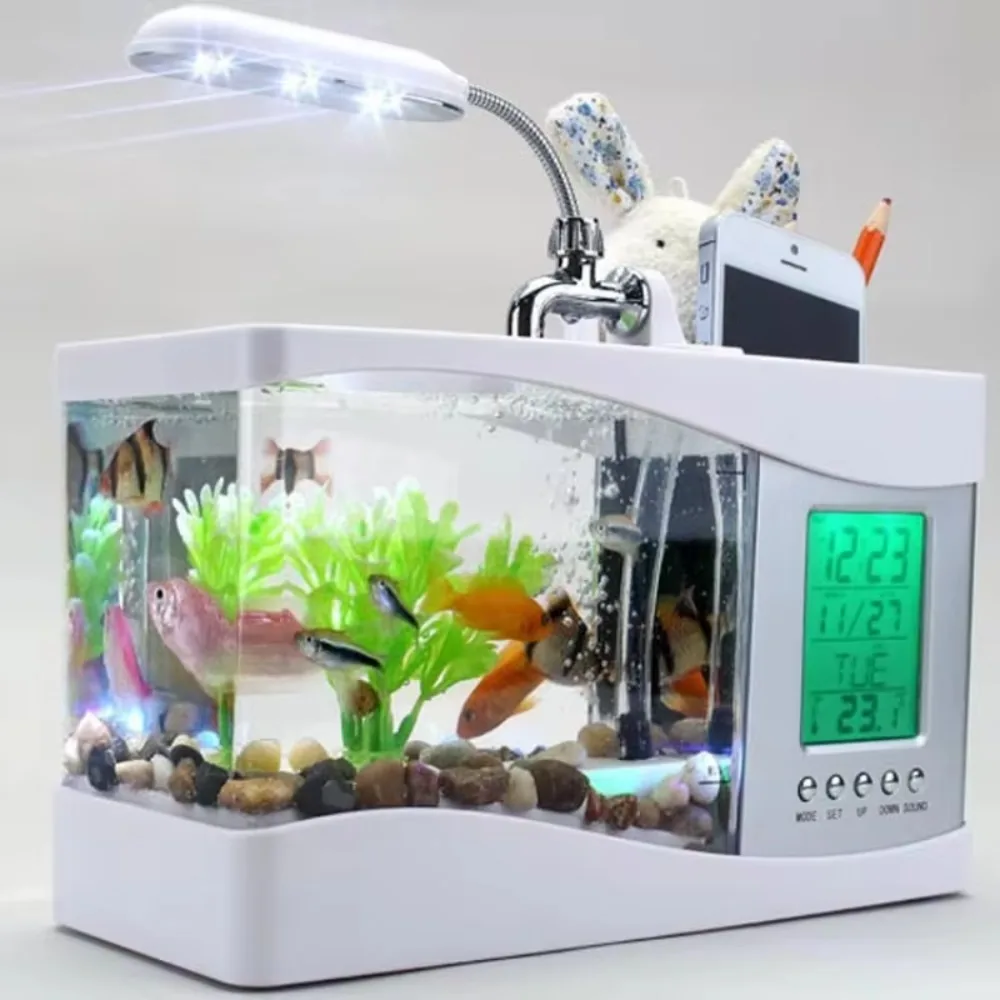 Aquarium Mini Fish Tank Met Wa - Aquarium Light recensie en prijs